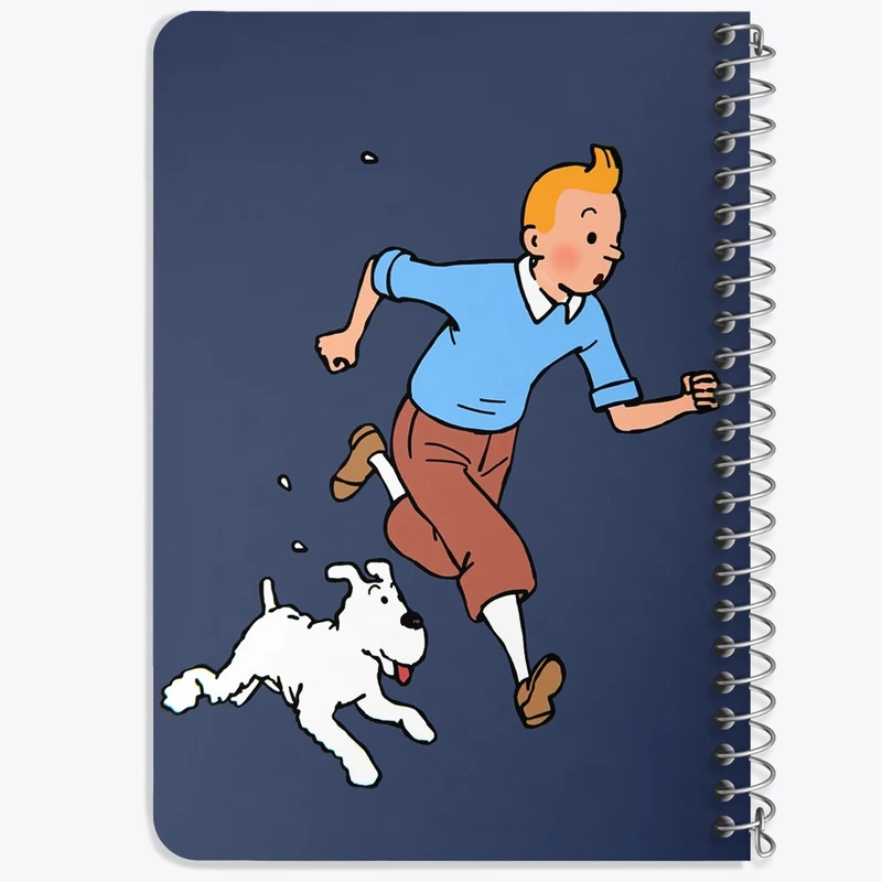 دفتر یادداشت 50 برگ خندالو طرح تن تن (Tintin) کد F964