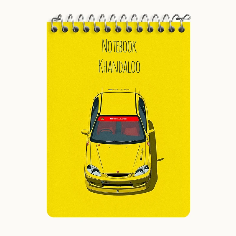 دفتر یادداشت 50 برگ خندالو طرح ماشین اسپرت کد N7513