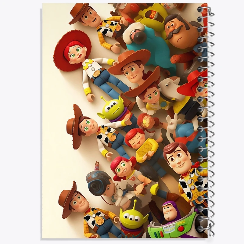 دفتر طراحی 50 برگ خندالو طرح داستان اسباب بازی ها (Toy Story) کد N8352