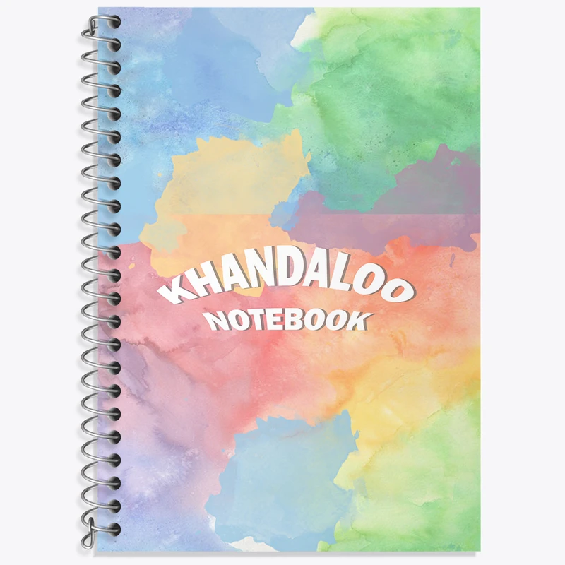 دفتر نت موسیقی 50 برگ خندالو طرح آبرنگی کد N8039