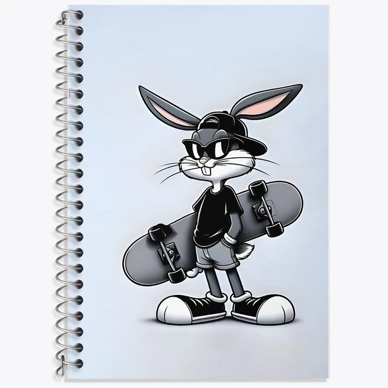 دفتر نت موسیقی 50 برگ خندالو طرح باگز بانی کد F9291