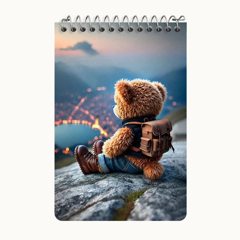 دفتر یادداشت 50 برگ خندالو طرح خرس تدی کد F6860