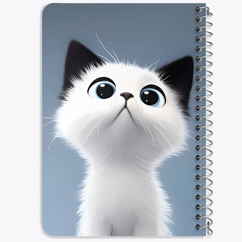 دفتر یادداشت 50 برگ خندالو طرح گربه (Cat) کد F4884