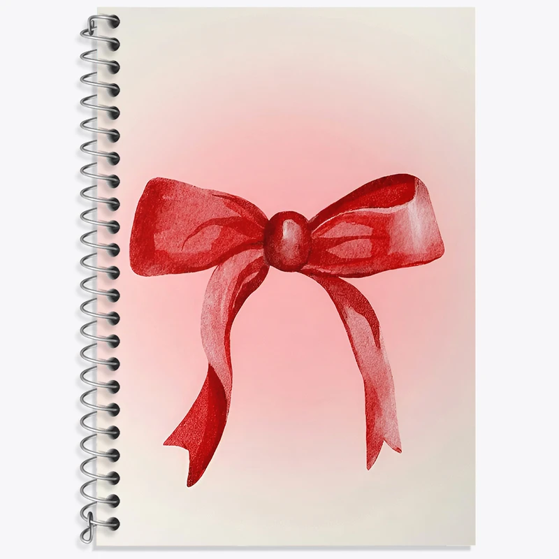 دفتر زبان 50 برگ خندالو طرح پاپیون قرمز کد F3709