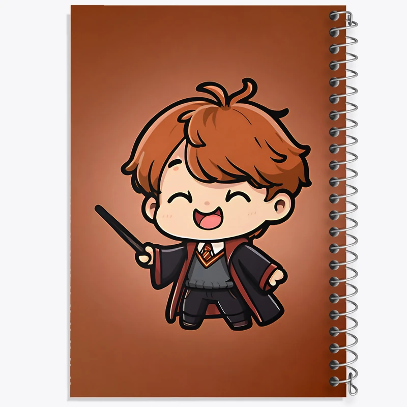 دفتر مشق 50 برگ خندالو طرح ویزلی هری پاتر (Harry Potter) کد F9398