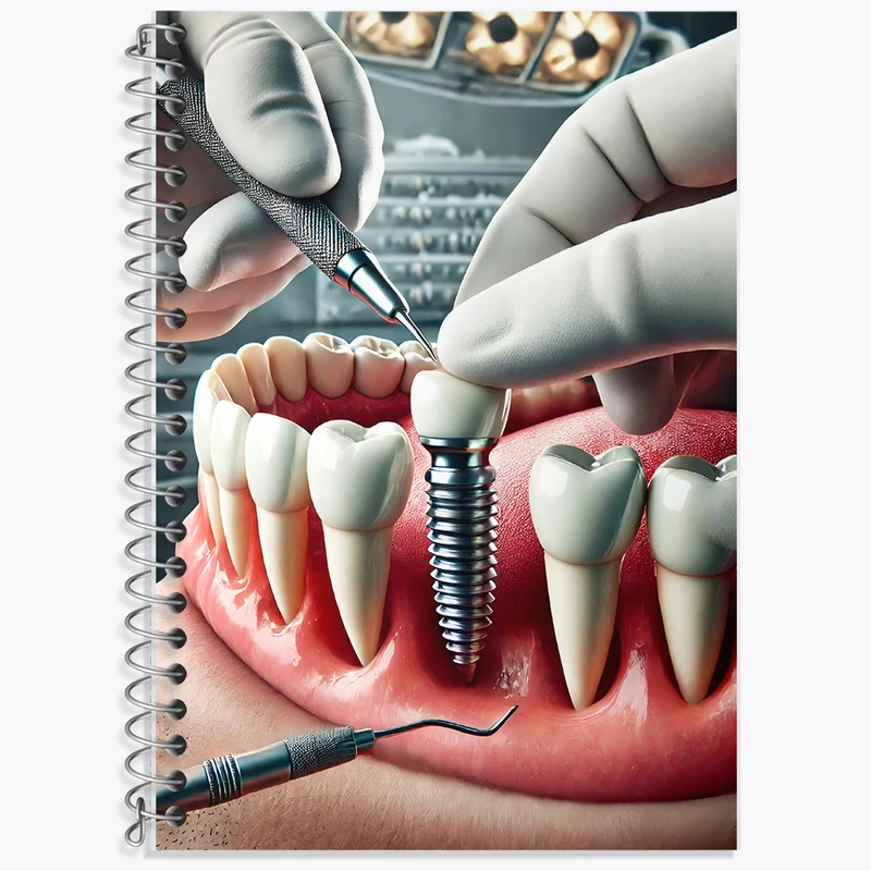 دفتر نت موسیقی 50 برگ خندالو طرح دندان و دندان پزشکی کد F9827