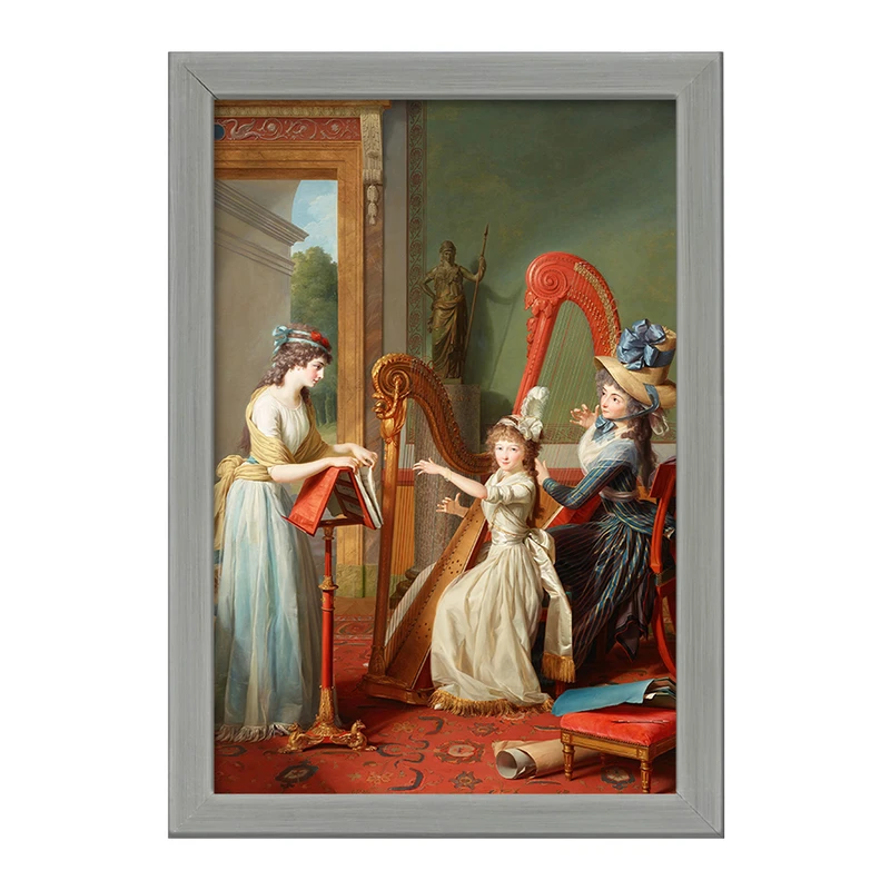 تابلو خندالو طرح نقاشی درس هارپ اثر ژان آنتوان تئودور ژیروس کد F12128