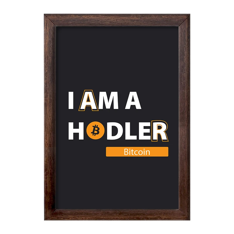 تابلو خندالو طرح I Am A Hodler Bitcoin  کد 10891