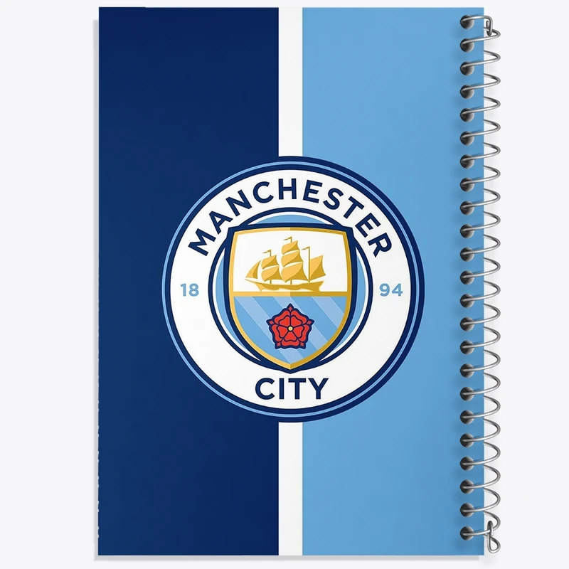 دفتر طراحی 50 برگ خندالو طرح باشگاه منچستر سیتی کد 26810