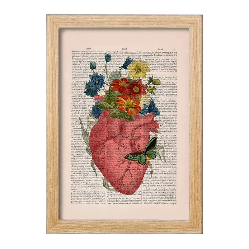 تابلو خندالو طرح قلب (Heart) کد F14043