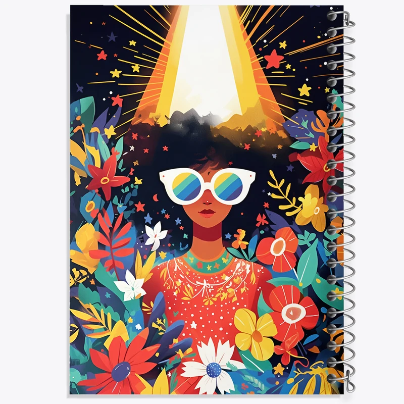 دفتر مشق 50 برگ خندالو طرح دخترانه کد F4783