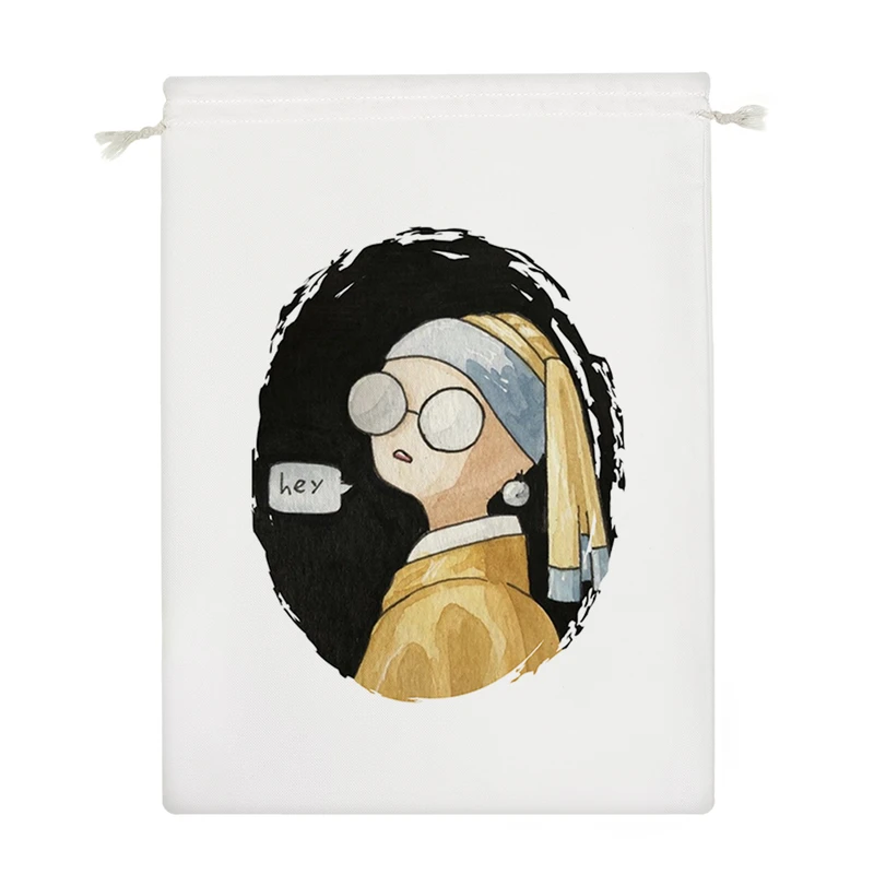 نظم دهنده خندالو مدل دختری با گوشواره مروارید کد 10440