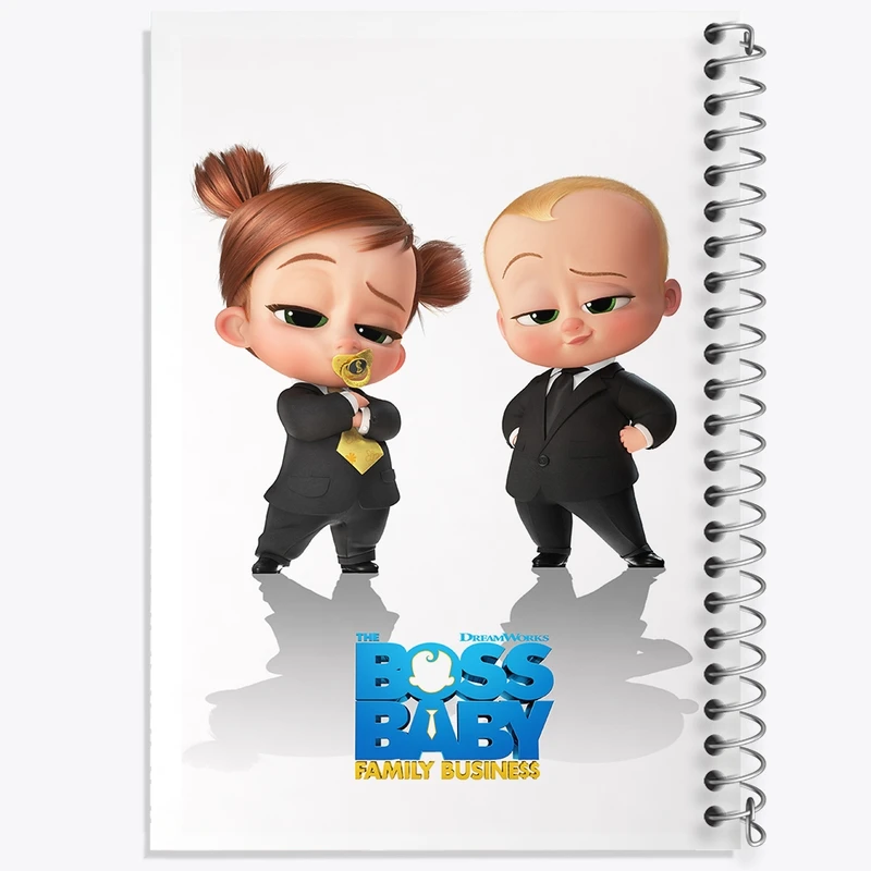 دفتر طراحی 50 برگ خندالو طرح بچه رئیس Boss Baby  کد 10326