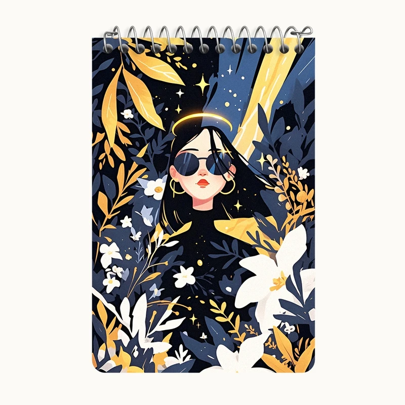 دفتر یادداشت 50 برگ خندالو طرح دخترانه کد F4782