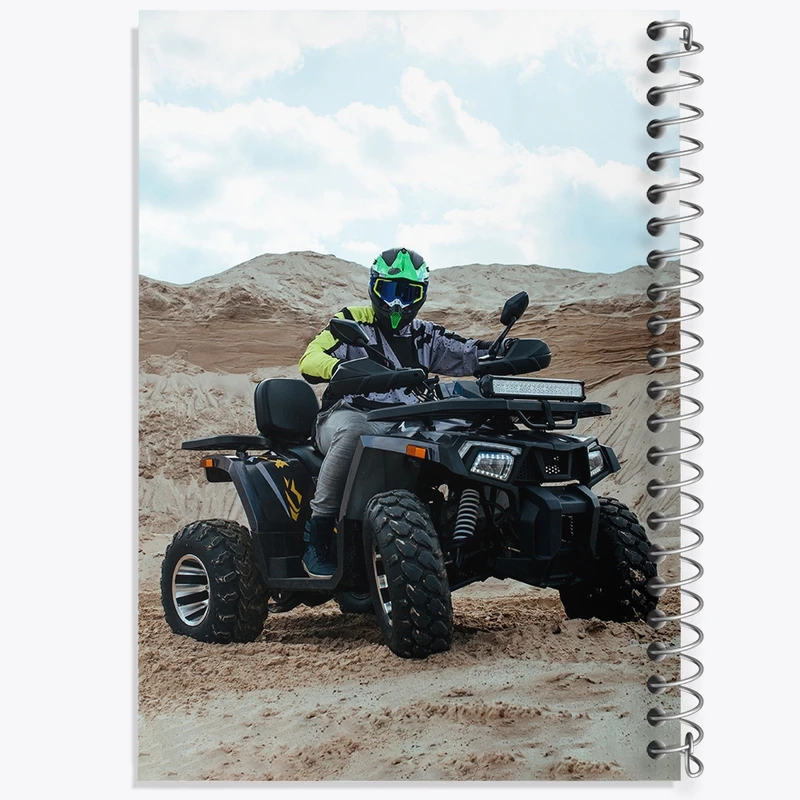 دفتر طراحی 50 برگ خندالو طرح موتور چهار چرخ کد 37101