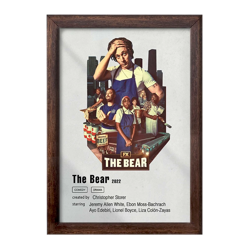 تابلو خندالو طرح خرس (The Bear) کد F11931