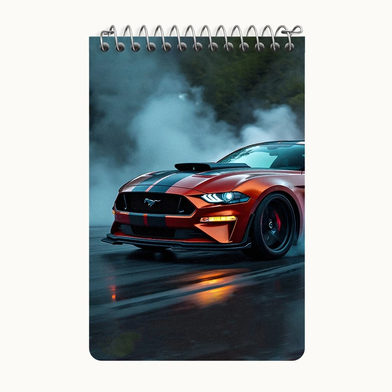 دفتر یادداشت 50 برگ خندالو طرح ماشن اسپرت کد F5242