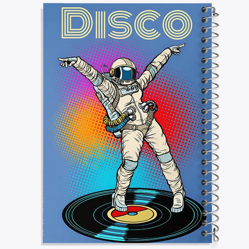 دفتر شطرنجی 50 برگ خندالو طرح فضانورد کد F10093