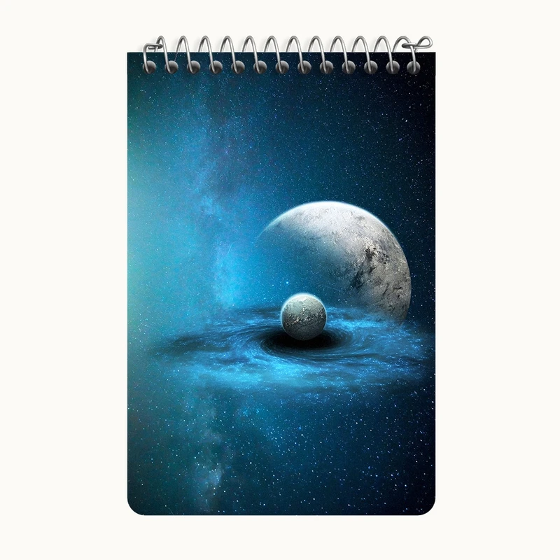 دفتر یادداشت 50 برگ خندالو طرح کهکشان (galaxy) کد F6723