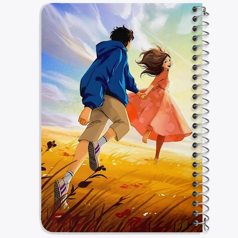 دفتر یادداشت 50 برگ خندالو طرح عاشقانه کد 27118