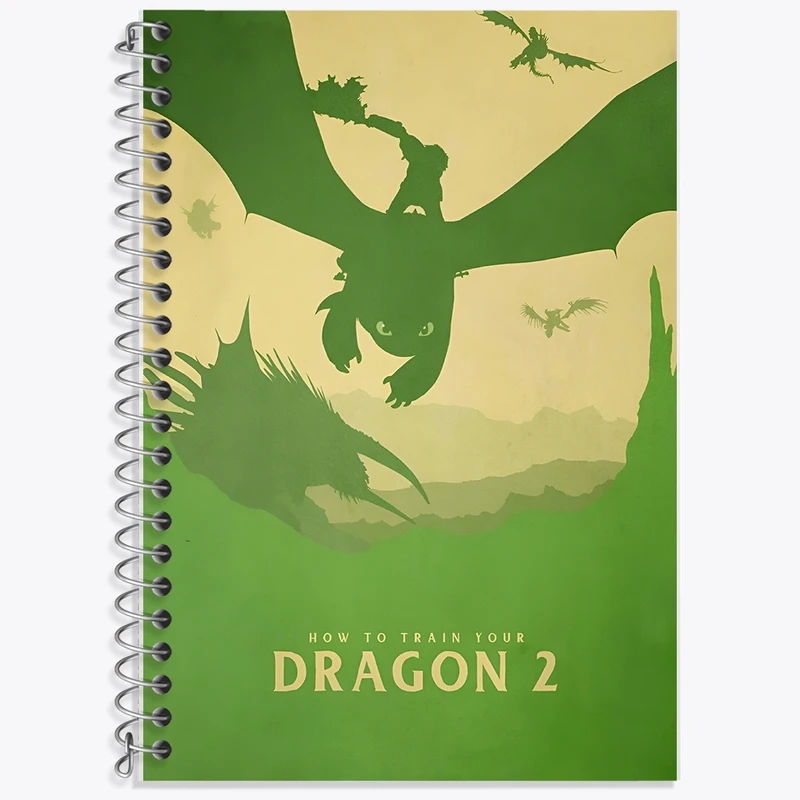 دفتر لغت 50 برگ خندالو طرح اژدها سواران کد F13567