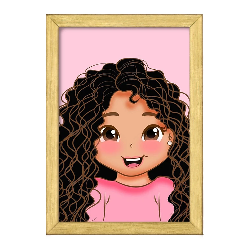 تابلو خندالو طرح دخترانه فانتزی کد 25734