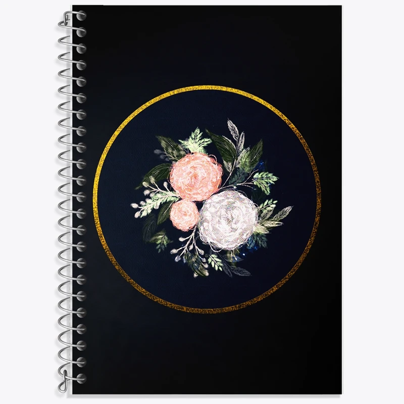 دفتر لغت 50 برگ خندالو طرح گل کد F14127