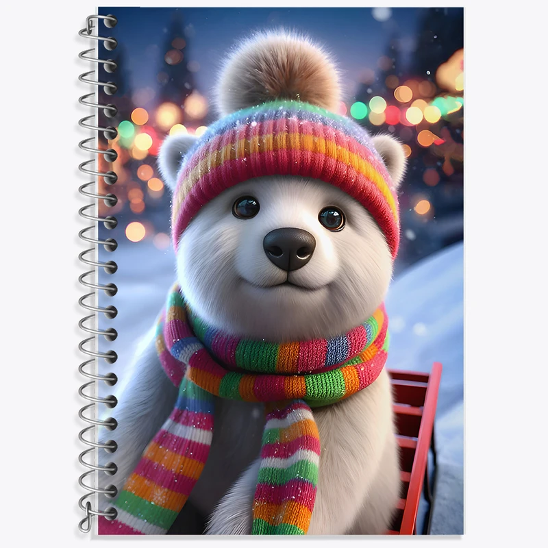 دفتر نت موسیقی 50 برگ خندالو طرح خرس کیوت کد F9168