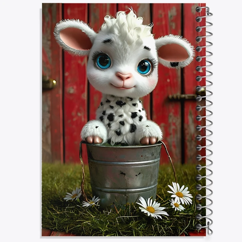 دفتر لیست خرید 50 برگ خندالو طرح گوسفند کیوت کد F12801