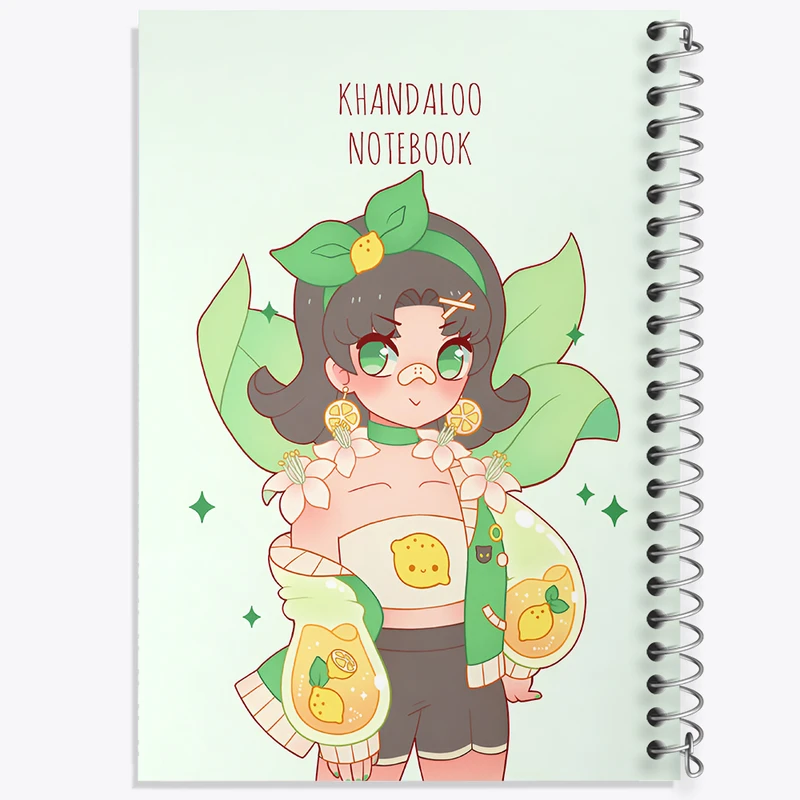 دفتر مشق 100 برگ خندالو طرح دخترانه فانتزی کد N8930