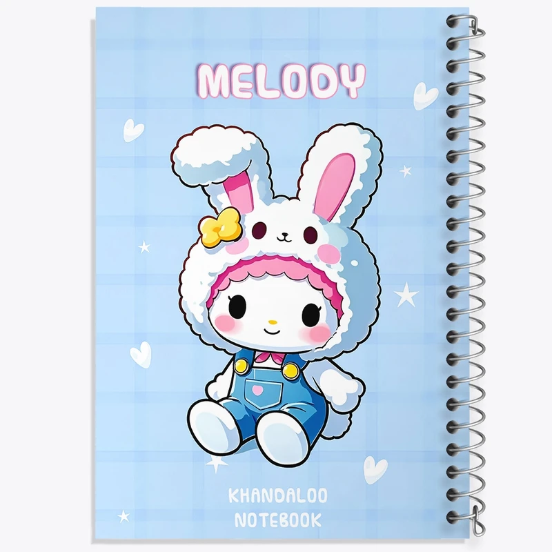 دفتر طراحی 50 برگ خندالو طرح مای ملودی (My Melody) کد N9012