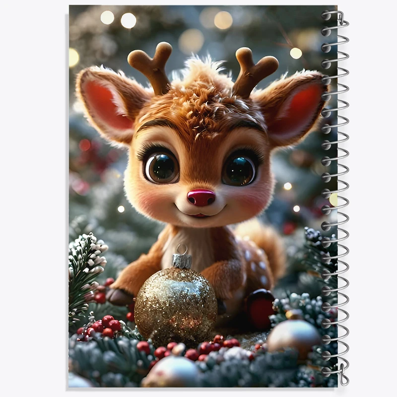 دفتر مشق 50 برگ خندالو طرح آهو کد F9533