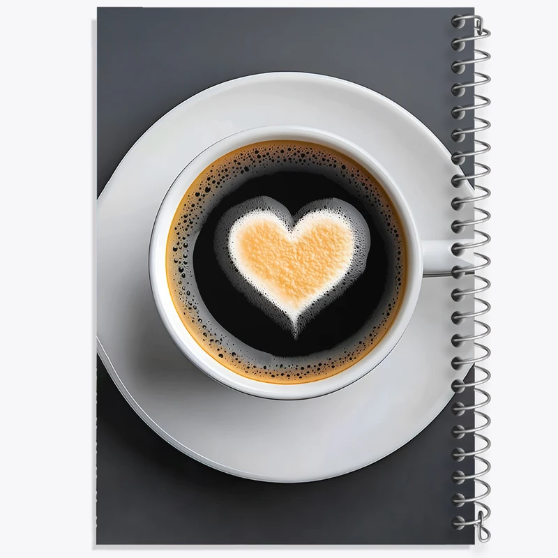 دفتر نقاشی 50 برگ خندالو طرح فنجان قهوه کد F12881