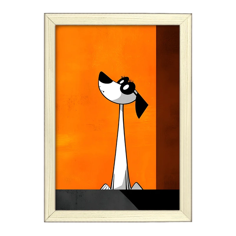 تابلو خندالو طرح سگ (Dog) کد F6379