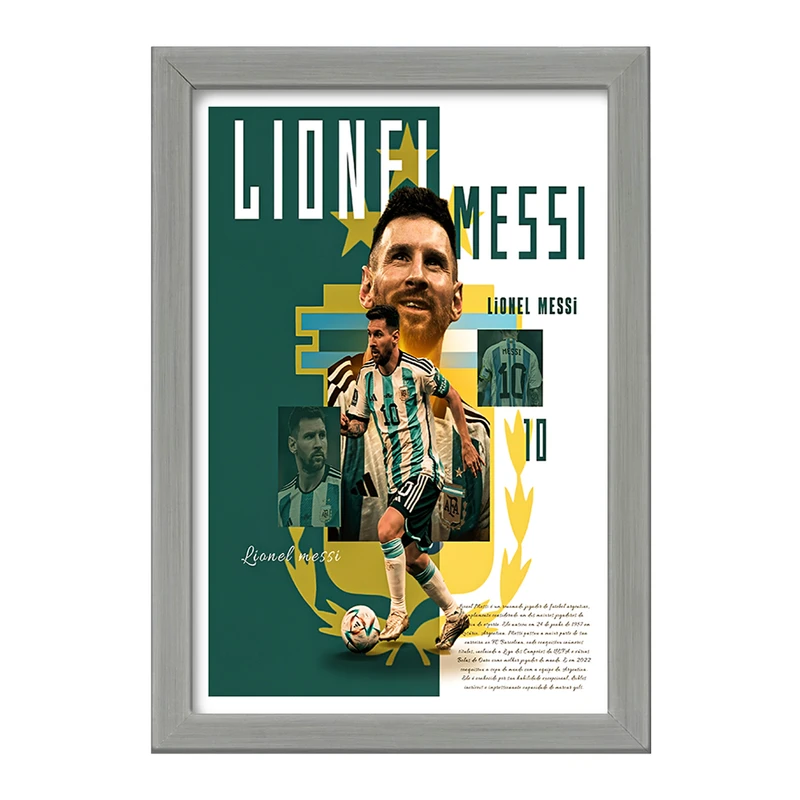 تابلو خندالو طرح لیونل مسی کد F13514