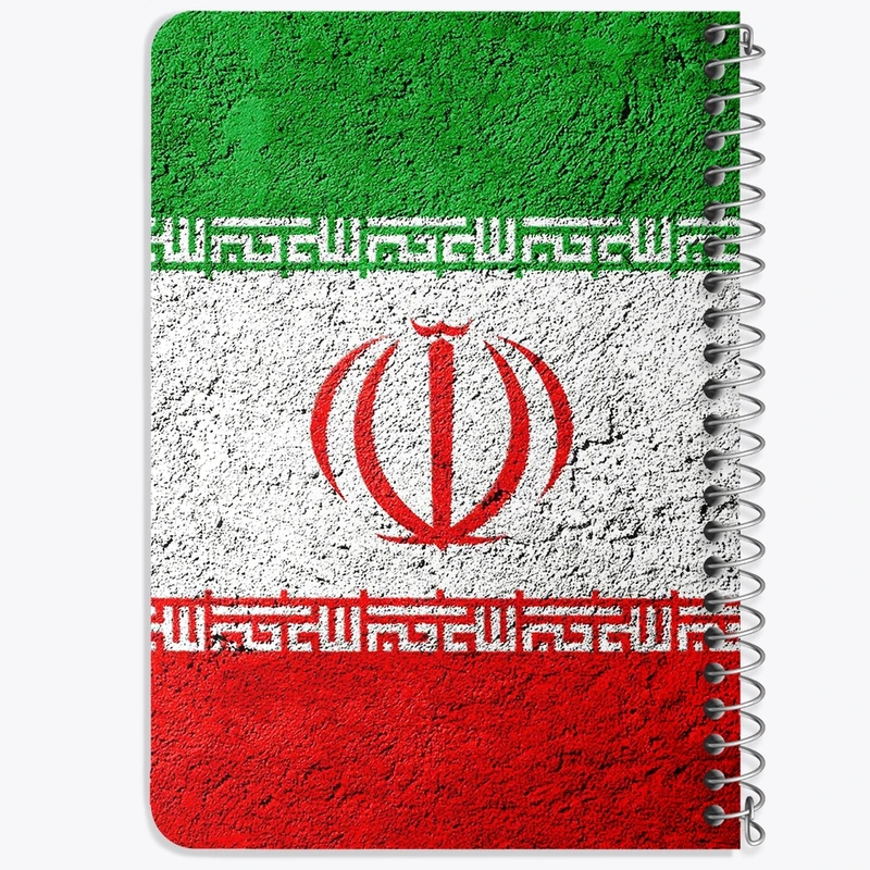 دفتر یادداشت 50 برگ خندالو طرح پرچم ایران کد 23948