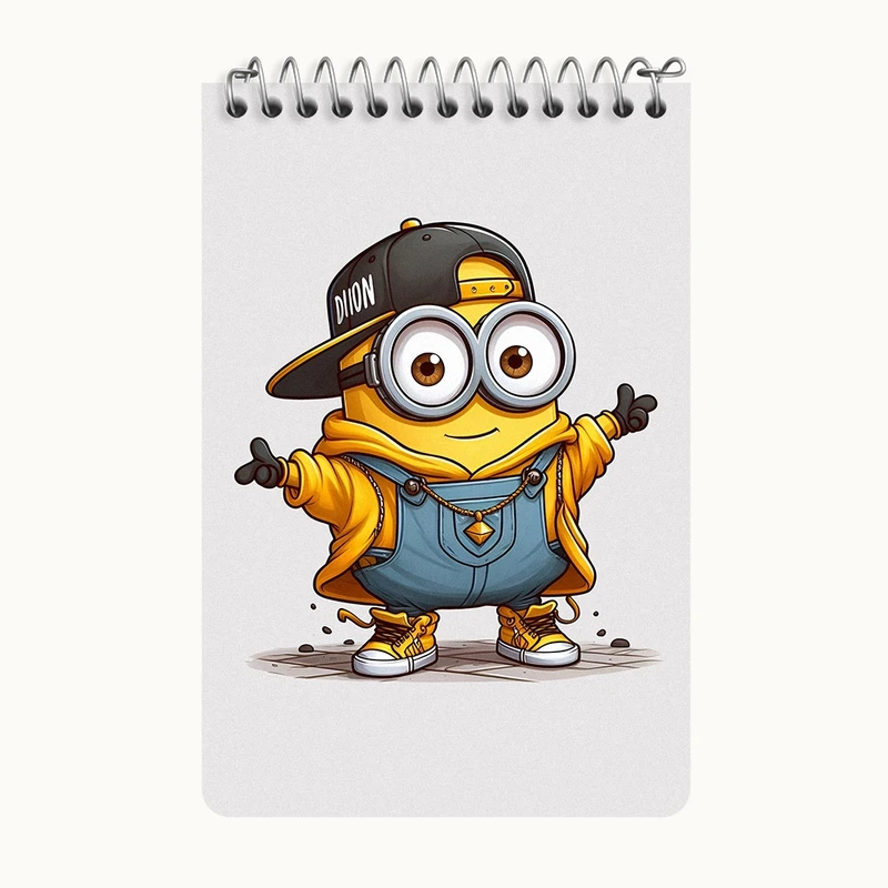 دفتر یادداشت 50 برگ خندالو طرح مینیون‌ها (Minions) کد F3629