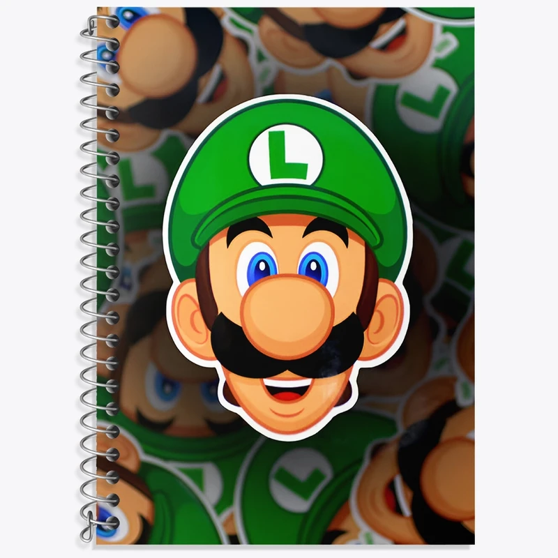 دفتر زبان 50 برگ خندالو مدل سه خط طرح (Mario) سوپر ماریو کد N8949