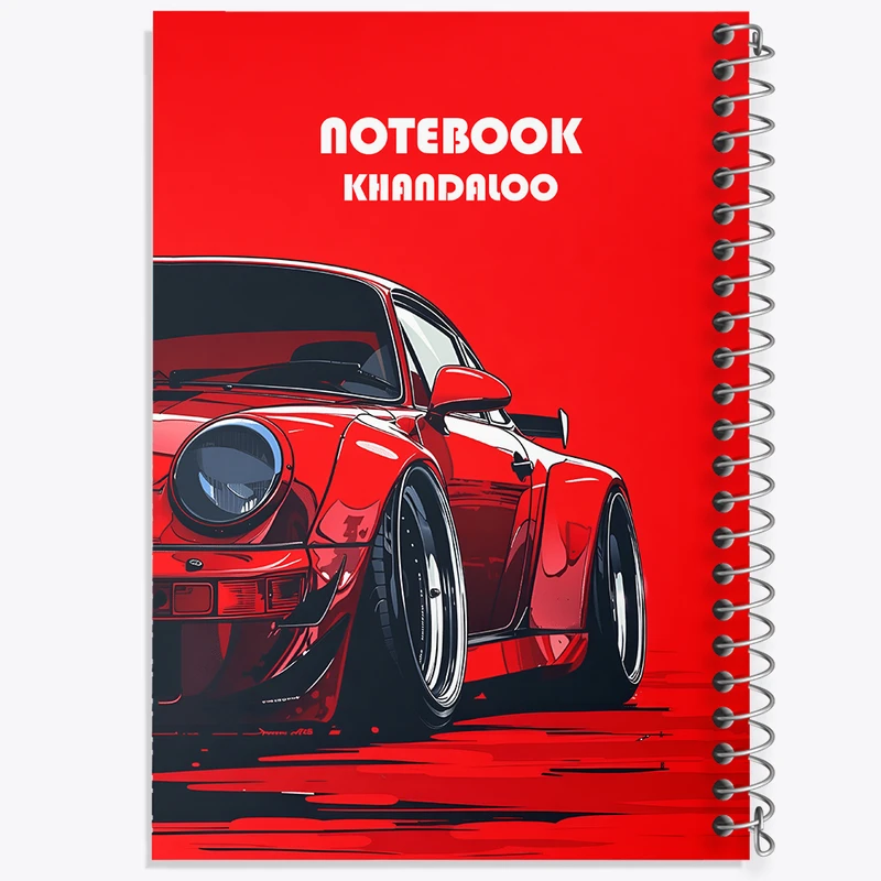 دفتر نقاشی 50 برگ خندالو طرح پورشه (Porsche 911) کد N7531