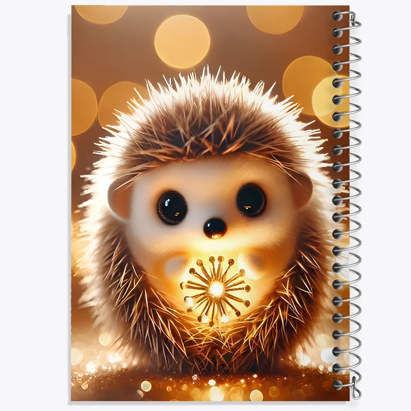 دفتر نقاشی 50 برگ خندالو طرح جوجه تیغی کیوت کد F11824