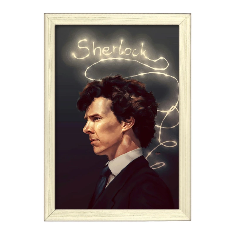 تابلو خندالو طرح شرلوک هولمز Sherlock Holmes  کد 10163