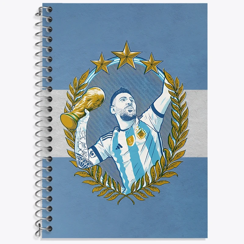 دفتر لغت 50 برگ خندالو طرح لیونل مسی کد N8261