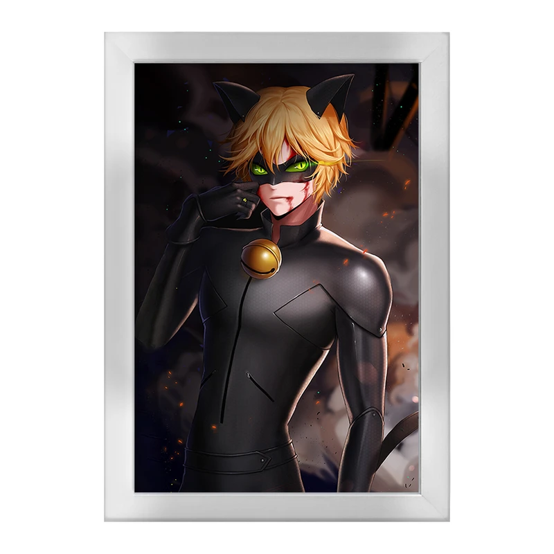 تابلو خندالو طرح پسر گربه ای کد 25024