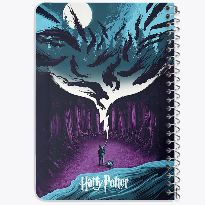دفتر یادداشت 50 برگ خندالو طرح هری پاتر (Harry Potter) کد F4447
