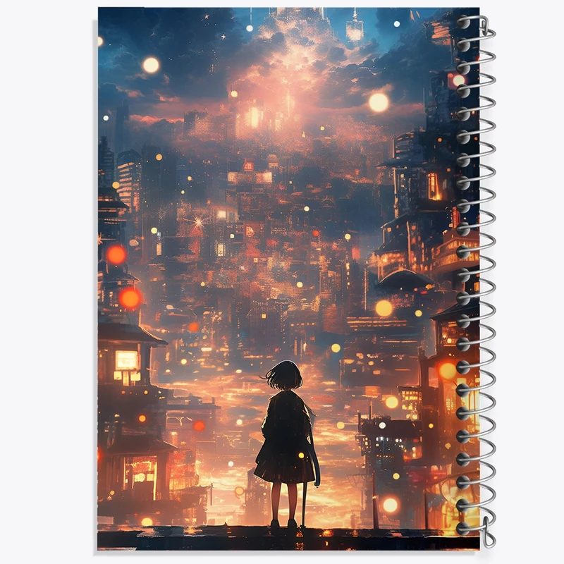 دفتر طراحی 50 برگ خندالو طرح دختر تنها کد F9344