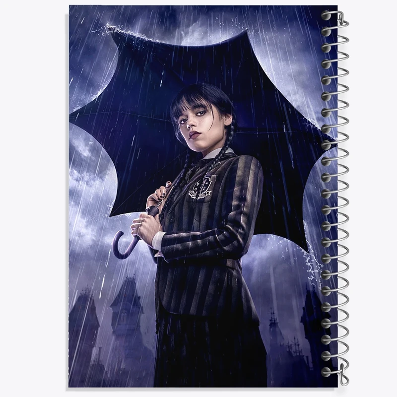 دفتر طراحی 50 برگ خندالو طرح ونزدی Wednesday  کد 22051