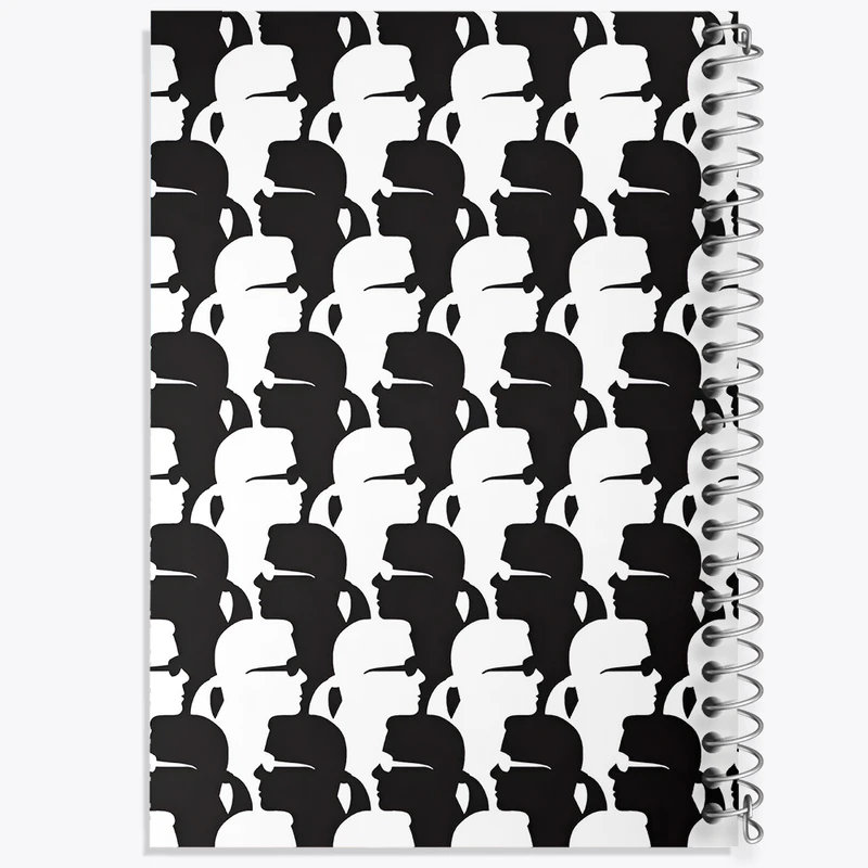 دفتر نقاشی 50 برگ خندالو طرح کارل لاگرفلد کد F4098