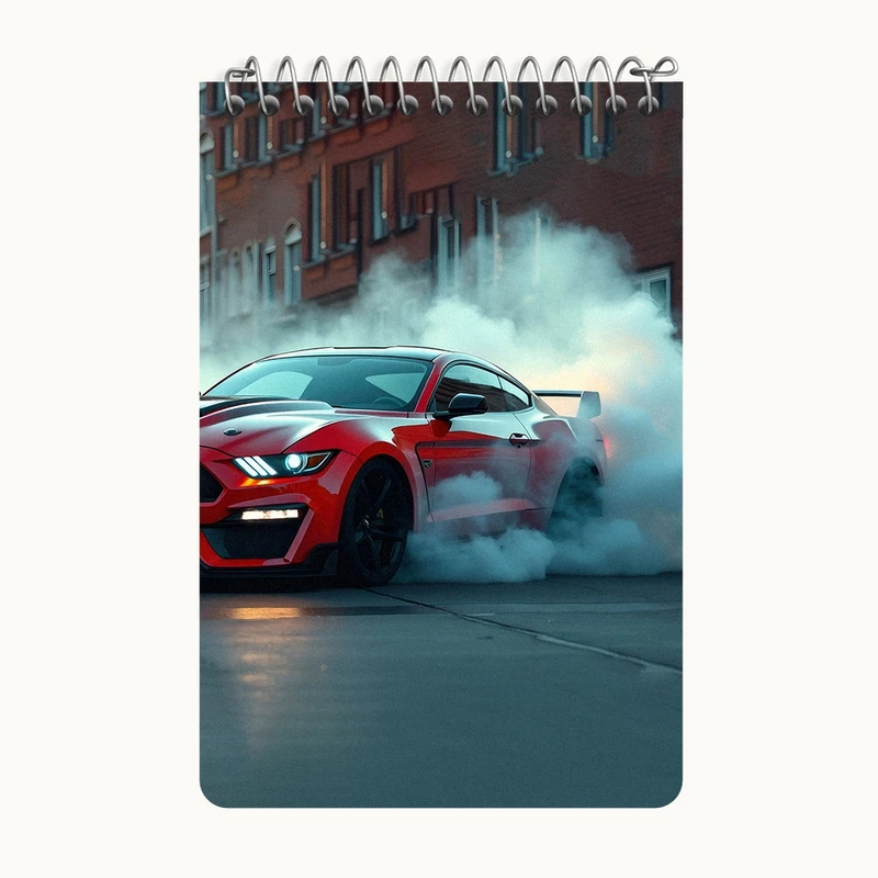 دفتر یادداشت 50 برگ خندالو طرح ماشین اسپرت کد F5212