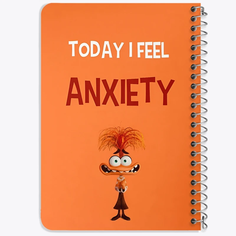 دفتر یادداشت 50 برگ خندالو طرح اینساید اوت (Anxiety) کد N8403