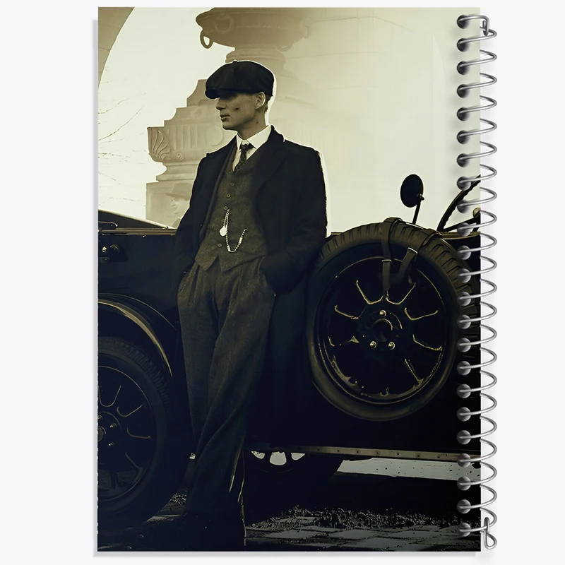 دفتر مشق 50 برگ خندالو طرح پیکی بلایندرز (Peaky Blinders) کد F10242